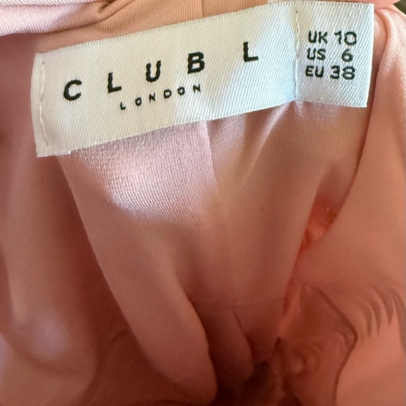 Floral Pink Bodycon Maternity Dress - Picture 4 of 4